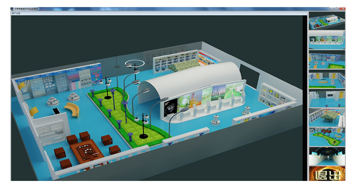 智能照明系统、控制器、继电器模块、触摸屏、雷达探测器、软件等(图2)
